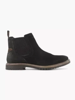 Bugatti Zwarte Leren Chelsea Boot