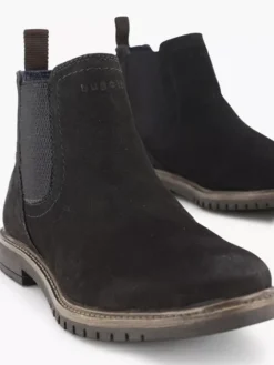 Bugatti Zwarte Leren Chelsea Boot -Beroemde Schoenen Winkel 2108930 H5