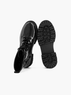 Zwarte Lak Laars 8 Zwarte Lak Laars -Beroemde Schoenen Winkel 2110479 H3