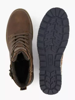 Bruine Veterboot Gesp -Beroemde Schoenen Winkel 2110664 H3