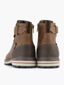 Bruine Veterboot Gesp -Beroemde Schoenen Winkel 2110664 H4