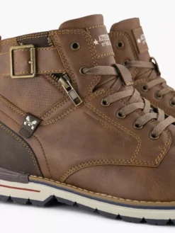 Bruine Veterboot Gesp -Beroemde Schoenen Winkel 2110664 H5