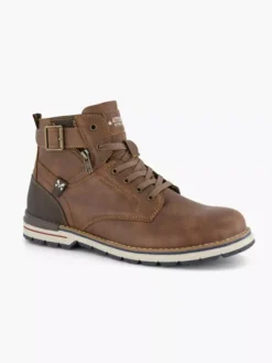 Bruine Veterboot Gesp -Beroemde Schoenen Winkel 2110664 H6