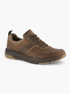Bruine Leren Sneaker -Beroemde Schoenen Winkel 2110816 H6