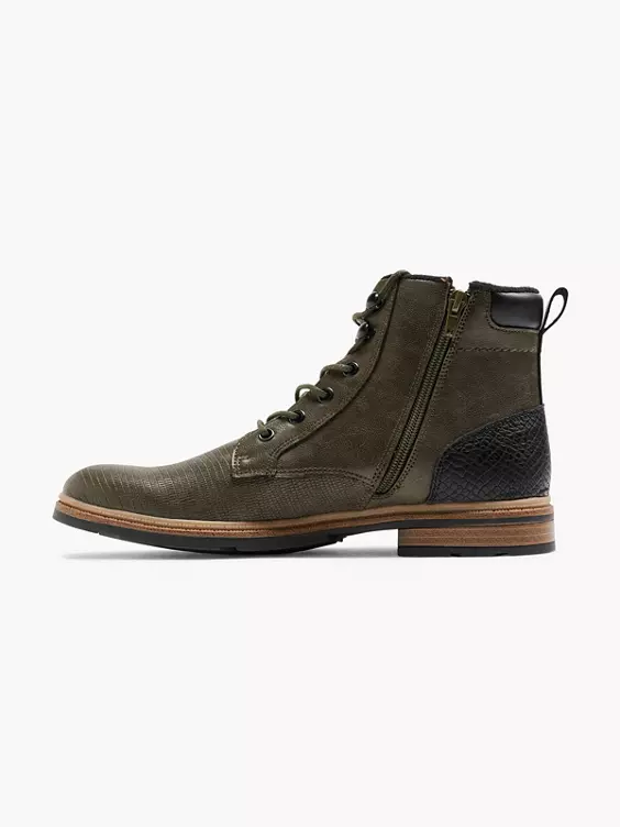 Khaki Veterboot 2 Khaki Veterboot - Afbeelding 2