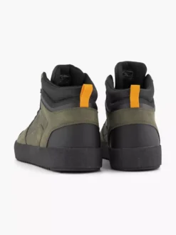 Khaki Halfhoge Sneaker -Beroemde Schoenen Winkel 2110837 H4