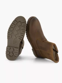 Bruine Leren Boot -Beroemde Schoenen Winkel 2110845 H3