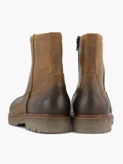 Bruine Leren Boot -Beroemde Schoenen Winkel 2110845 H4