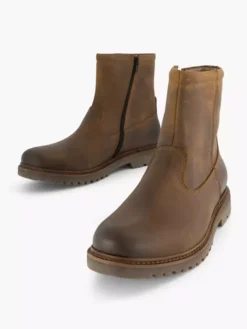 Bruine Leren Boot -Beroemde Schoenen Winkel 2110845 H5