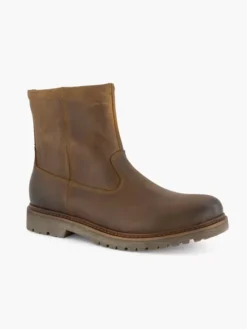 Bruine Leren Boot -Beroemde Schoenen Winkel 2110845 H6