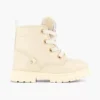 Beige Veterboot Teddy