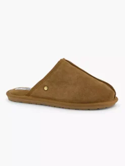 Cognac Leren Instap Pantoffel -Beroemde Schoenen Winkel 2110951 H6