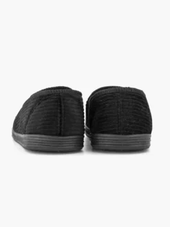 Zwarte Pantoffel Rib -Beroemde Schoenen Winkel 2110959 H4