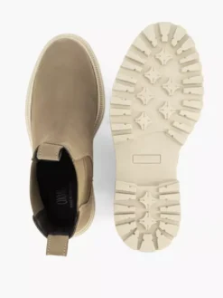 Taupe Leren Chelsea Boot -Beroemde Schoenen Winkel 2111294 H3