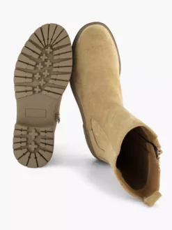 Bruine Laars Ritssluiting -Beroemde Schoenen Winkel 2112233 H3