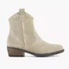 Beige Leren Cowboy Laars