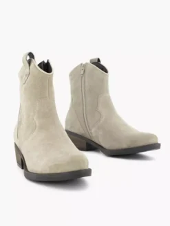 Beige Leren Cowboy Laars -Beroemde Schoenen Winkel 2112335 H5