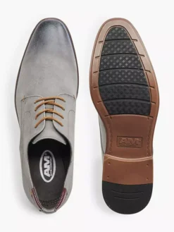 Grijze Veterschoen -Beroemde Schoenen Winkel 2114674 H3
