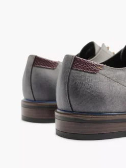 Grijze Veterschoen -Beroemde Schoenen Winkel 2114674 H5