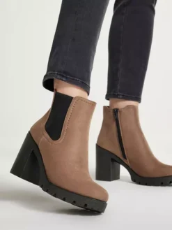 Bruine Chelsea Boot Hak -Beroemde Schoenen Winkel 2115801 H10