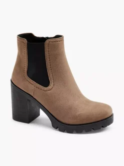 Bruine Chelsea Boot Hak -Beroemde Schoenen Winkel 2115801 H6
