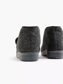 Grijze Pantoffel Klittenband -Beroemde Schoenen Winkel 2116582 H4