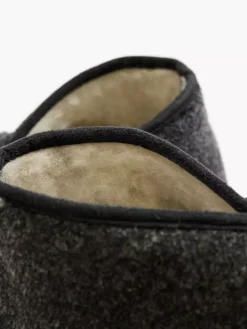 Grijze Pantoffel Klittenband -Beroemde Schoenen Winkel 2116582 H5