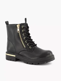 Zwarte Veterboot -Beroemde Schoenen Winkel 2117264 H6