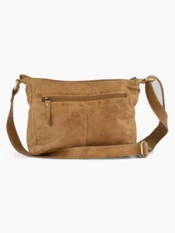 Cognac Leren Schoudertas -Beroemde Schoenen Winkel 2117542 H3