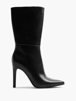 Zwarte Laarzen Hoge Hak