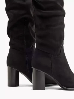 Lange Zwarte Laars Hoge Hak -Beroemde Schoenen Winkel 2117674 H5