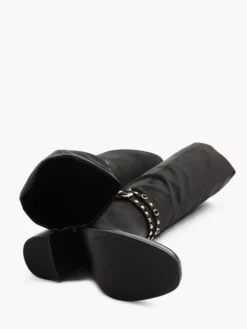 Zwarte Lange Laars Sierriem 9 Zwarte Lange Laars Sierriem -Beroemde Schoenen Winkel 2117708 H3