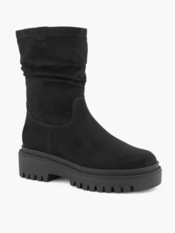Zwarte Chunky Boot Gevoerd -Beroemde Schoenen Winkel 2117879 H6
