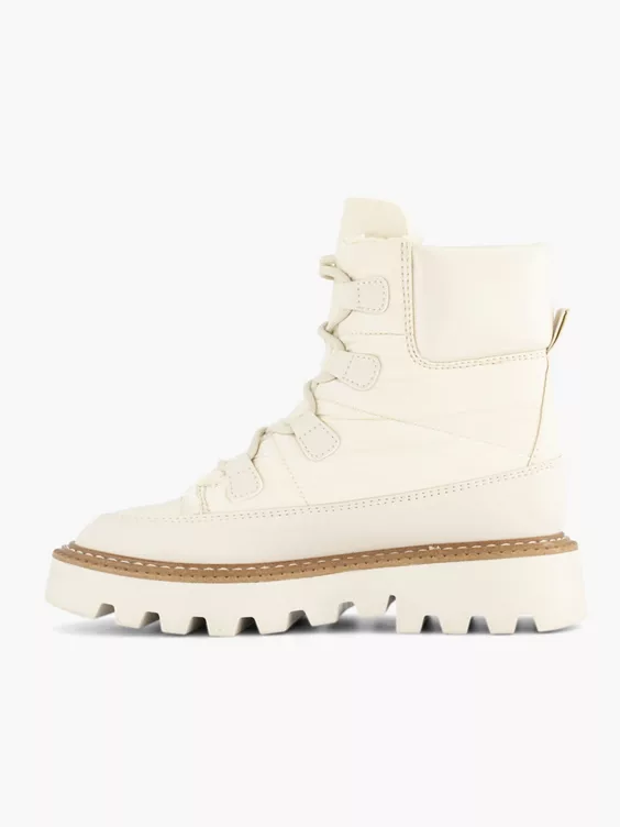 Witte Gewatteerde Veterboot 2 Witte Gewatteerde Veterboot - Afbeelding 2