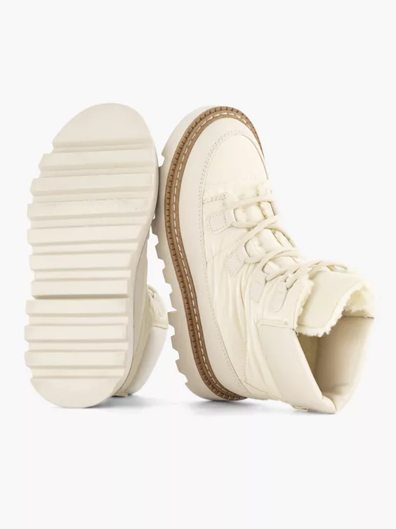 Witte Gewatteerde Veterboot 4 Witte Gewatteerde Veterboot - Afbeelding 4