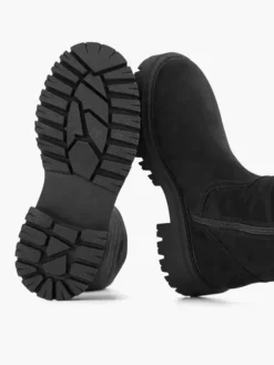 Zwarte Chunky Lange Laarzen -Beroemde Schoenen Winkel 2120793 H3