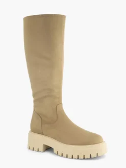 Beige Chunky Laars -Beroemde Schoenen Winkel 2120838 H6
