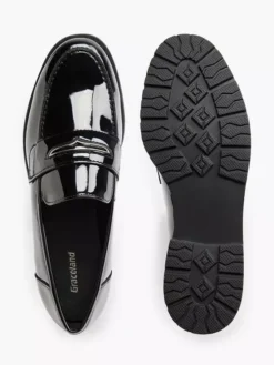 Zwarte Loafer Lak -Beroemde Schoenen Winkel 2120920 H3