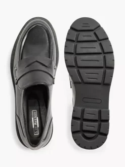 Zwarte Leren Chunky Loafer -Beroemde Schoenen Winkel 2121237 H3