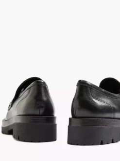 Zwarte Leren Chunky Loafer -Beroemde Schoenen Winkel 2121237 H4