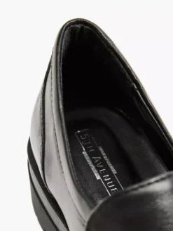 Zwarte Leren Chunky Loafer -Beroemde Schoenen Winkel 2121237 H5