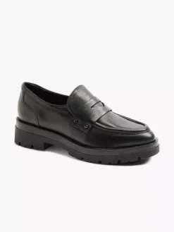 Zwarte Leren Chunky Loafer -Beroemde Schoenen Winkel 2121237 H6