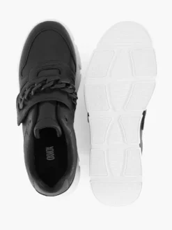 Zwarte Chunky Instapper Sierketting 8 Zwarte Chunky Instapper Sierketting -Beroemde Schoenen Winkel 2121962 H3