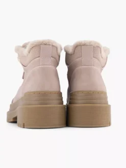 Roze Veterboot Gevoerd 9 Roze Veterboot Gevoerd -Beroemde Schoenen Winkel 2122730 H4