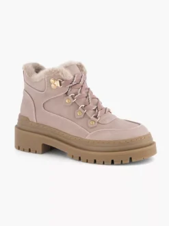 Roze Veterboot Gevoerd 11 Roze Veterboot Gevoerd -Beroemde Schoenen Winkel 2122730 H6
