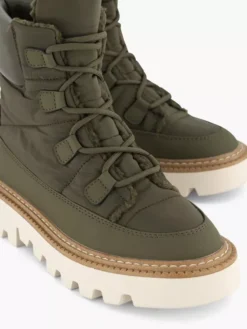 Groene Veterboot Gewatteerd -Beroemde Schoenen Winkel 2122732 H4