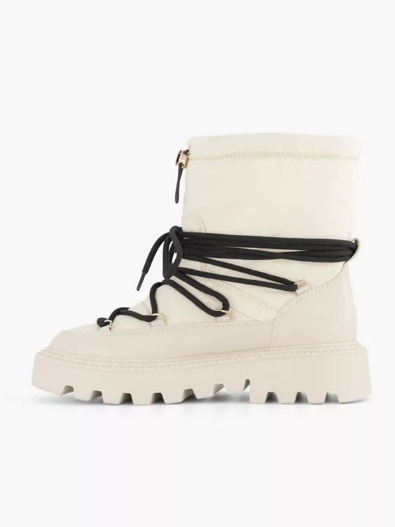 Witte Enkelboot Gewatteerd 2 Witte Enkelboot Gewatteerd - Afbeelding 2