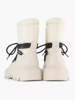 Witte Enkelboot Gewatteerd 9 Witte Enkelboot Gewatteerd -Beroemde Schoenen Winkel 2122751 H4