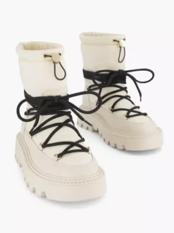 Witte Enkelboot Gewatteerd 10 Witte Enkelboot Gewatteerd -Beroemde Schoenen Winkel 2122751 H5