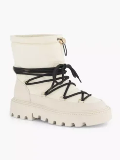 Witte Enkelboot Gewatteerd 11 Witte Enkelboot Gewatteerd -Beroemde Schoenen Winkel 2122751 H6